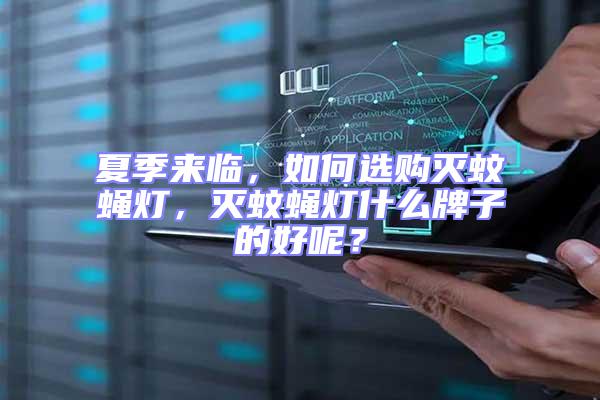 夏季來臨，如何選購滅蚊蠅燈，滅蚊蠅燈什么牌子的好呢？