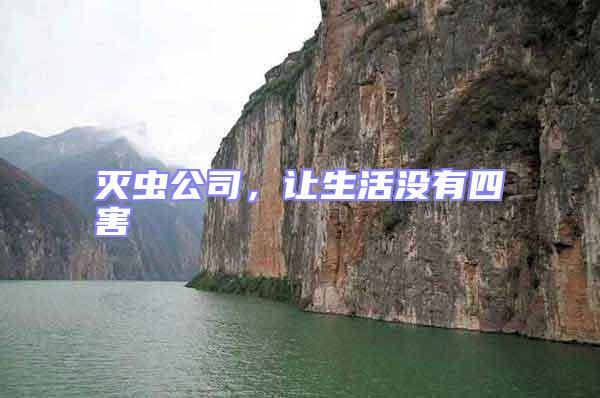 滅蟲公司，讓生活沒有四害