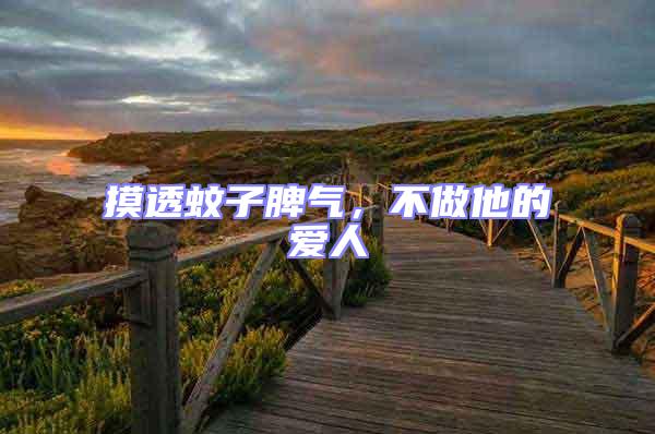 摸透蚊子脾氣，不做他的愛人