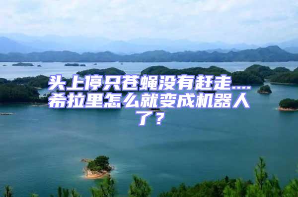 頭上停只蒼蠅沒有趕走....希拉里怎么就變成機器人了？