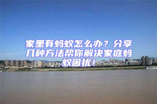 家里有螞蟻怎么辦？分享幾種方法幫你解決家庭螞蟻困擾！
