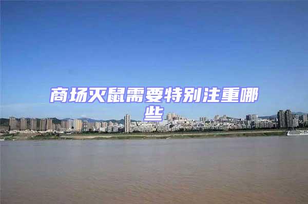 商場(chǎng)滅鼠需要特別注重哪些