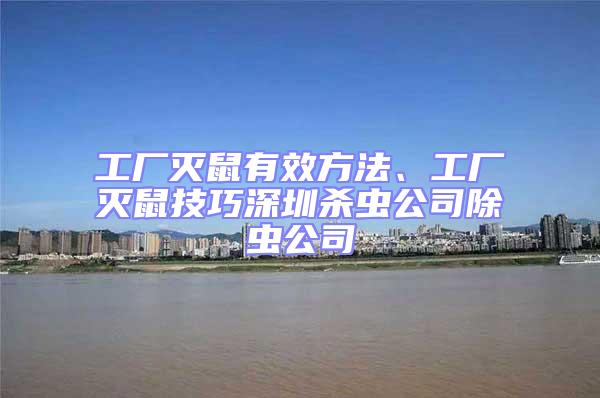 工廠滅鼠有效方法、工廠滅鼠技巧深圳殺蟲公司除蟲公司