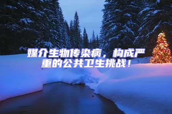 媒介生物傳染病，構(gòu)成嚴(yán)重的公共衛(wèi)生挑戰(zhàn)！