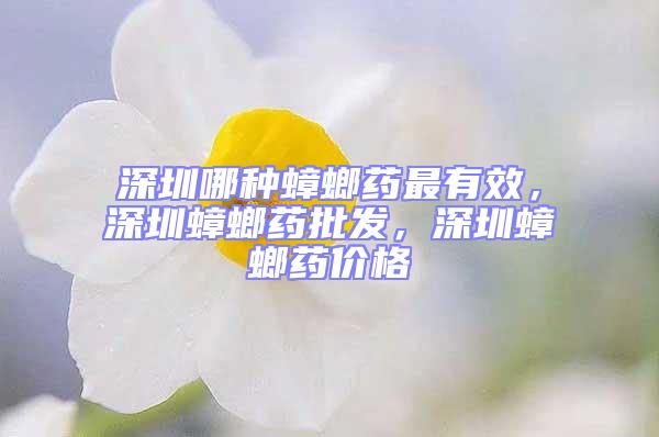 深圳哪種蟑螂藥最有效，深圳蟑螂藥批發(fā)，深圳蟑螂藥價格