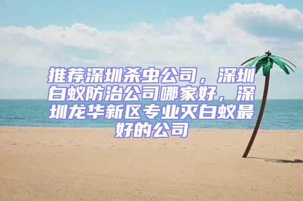 推薦深圳殺蟲公司，深圳白蟻防治公司哪家好，深圳龍華新區(qū)專業(yè)滅白蟻?zhàn)詈玫墓?/></p>
									<p style=