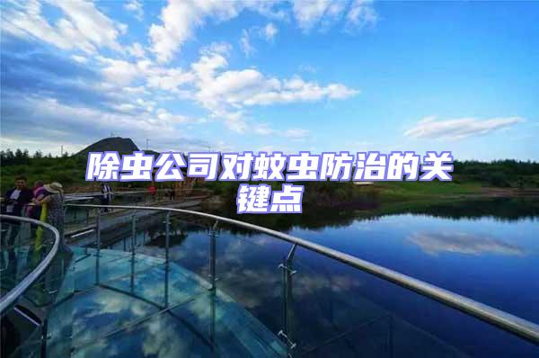 除蟲(chóng)公司對(duì)蚊蟲(chóng)防治的關(guān)鍵點(diǎn)