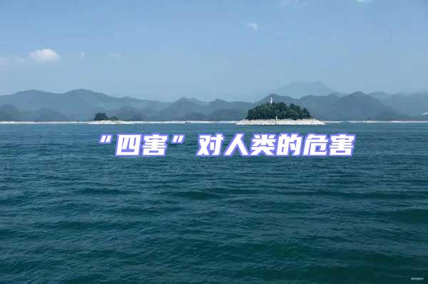 “四害”對(duì)人類的危害