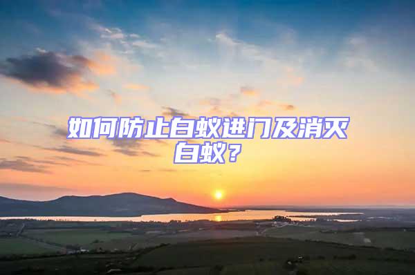 如何防止白蟻進(jìn)門(mén)及消滅白蟻？