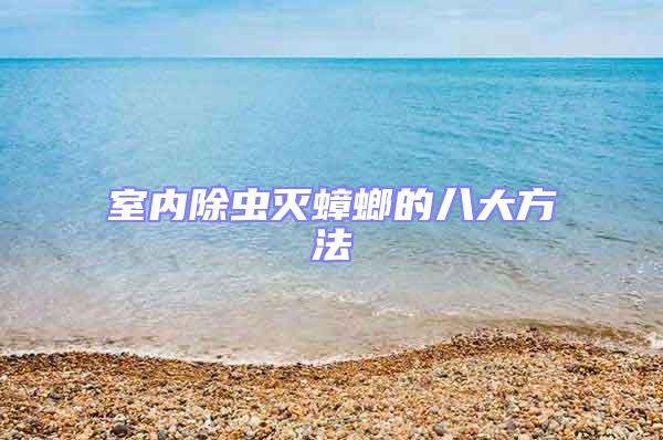 室內(nèi)除蟲滅蟑螂的八大方法