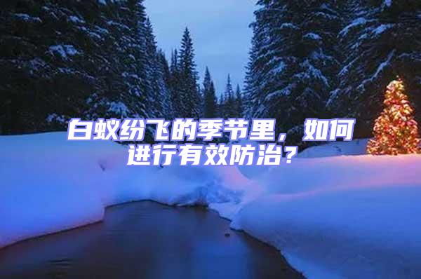 白蟻紛飛的季節(jié)里，如何進行有效防治？