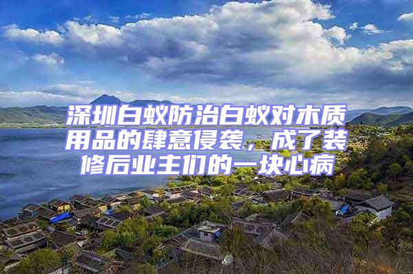 深圳白蟻防治白蟻對木質(zhì)用品的肆意侵襲，成了裝修后業(yè)主們的一塊心病