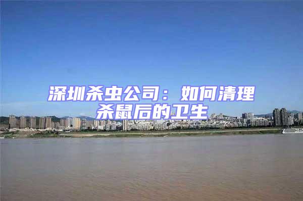 深圳殺蟲(chóng)公司：如何清理殺鼠后的衛(wèi)生