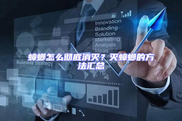 蟑螂怎么徹底消滅？滅蟑螂的方法匯總