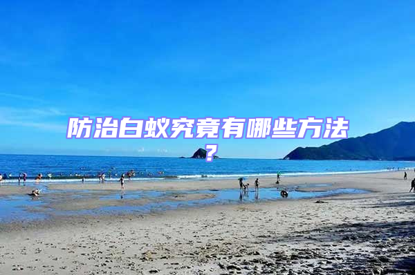 防治白蟻究竟有哪些方法？