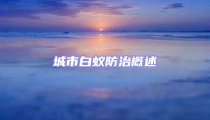 城市白蟻防治概述