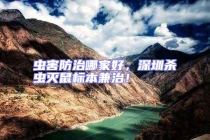 蟲害防治哪家好，深圳殺蟲滅鼠標(biāo)本兼治！