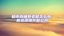 超市商鋪有老鼠怎么辦，首選深圳滅鼠公司