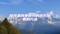 推薦最簡(jiǎn)單有小的消滅蟑螂的方法