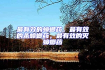 最有效的蟑螂藥，最有效的殺蟑螂藥，最有效的滅蟑螂藥