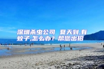 深圳殺蟲公司 夏天到,有蚊子,怎么辦？幫您出招