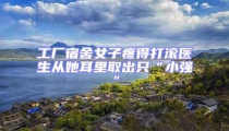 工廠宿舍女子疼得打滾醫(yī)生從她耳里取出只“小強”