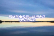 深圳殺蟲公司--洪澇災區(qū)的蚊蟲防治