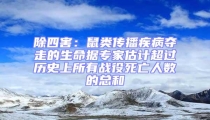除四害：鼠類傳播疾病奪走的生命據(jù)專家估計(jì)超過(guò)歷史上所有戰(zhàn)役死亡人數(shù)的總和