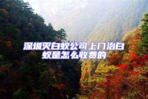 深圳滅白蟻公司上門治白蟻是怎么收費(fèi)的