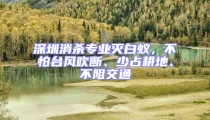 深圳消殺專業(yè)滅白蟻，不怕臺風吹斷、少占耕地、不阻交通