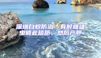 深圳白蟻防治：有時(shí)雌雄蟲彼此舔舐，然后產(chǎn)卵
