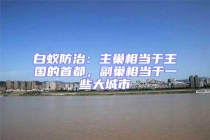 白蟻防治：主巢相當(dāng)于王國(guó)的首都，副巢相當(dāng)于一些大城市