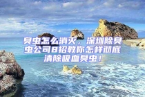 臭蟲(chóng)怎么消滅，深圳除臭蟲(chóng)公司8招教你怎樣徹底清除吸血臭蟲(chóng)！